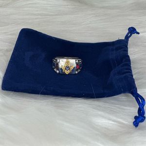 Freemason Masonic Rings Men's Stainless Steel Vintage NEW, never worn Size 9